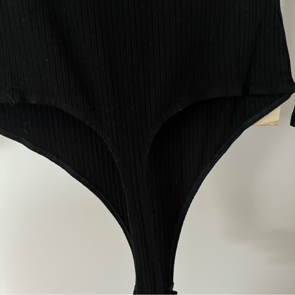 ASOS Ribbed Thong Bodysuit - Picture 4 of 6